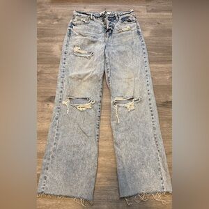 Hidden  Light Blue Distressed Ripped Jeans